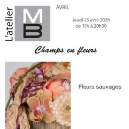 Atelier 23 avril 2026 - Champs en fleurs