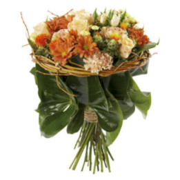 Savana - L'originalité d'un bouquet rond, la hauteur en plus.