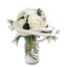 Velours Blanc - Une belle composition hivernale.
