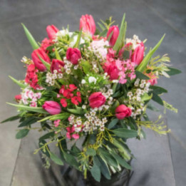 Louise - Un somptueux bouquet de tulipes.