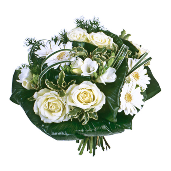 Aurore - Un beau bouquet de fleurs blanches.