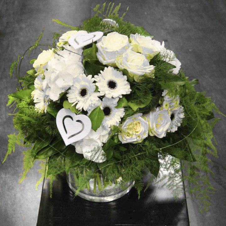 Lisboa - Bouquet de fleurs blanches